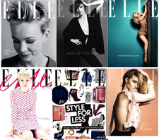 6 x ELLE Magazine UK Subscriber Cover Bundle | 2011