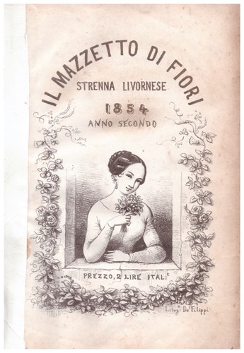 Livorno 1854 mazzetto di - livorno,