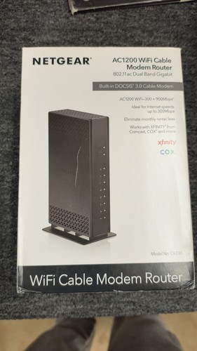Netgear modem via cavo - netgear,