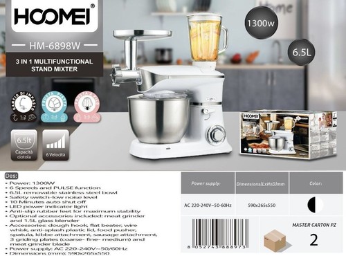 Hoomei 6898w impastatrice - hoomei, hm