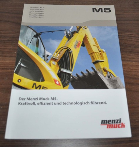Brochure depliant escavatore