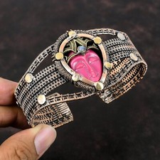 Bracciale rosa intagliato viso