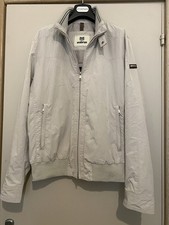 Mabrun Giacca Bomber leggera,Uomo,taglia 50,colore grigio chiaro.Nuova