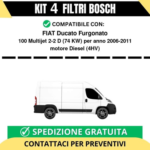 Kit filtri bosch fiat ducato - filtri,