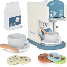 Accessori Da Cucina per Bambini, in Legno, Macchina per Caffè Espresso, Giocatto