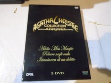 DVD ,COFANETTO AGATHA  CHRISTIE COLLECTION CON TRE FILM COME FOTO,COME NUOVO