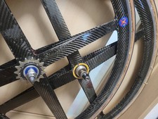 Fixie ruota Spinergy anteriore e posteriore set 100/120mm ruota a bastone in carbonio FR