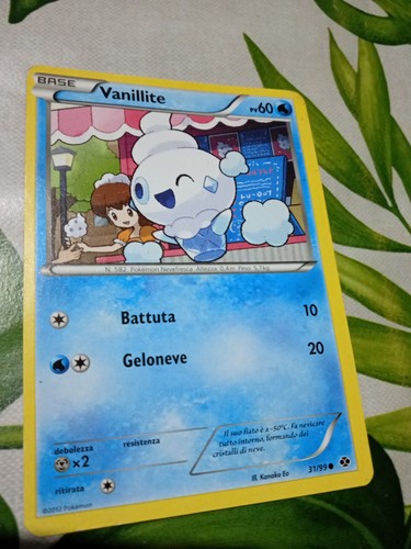 Carta pokemon vanillite - carta,