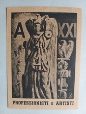 Tessera. Confederazione Fascista dei Professionisti e degli Artisti. Modica XXI.