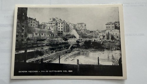 Cartolina genova vecchia - cartolina,