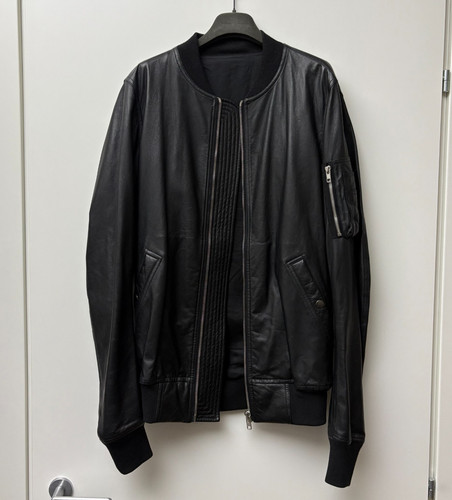 Rick owens lamb - leather, bomber