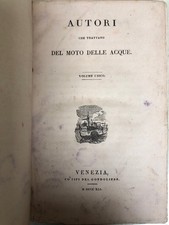 Del Moto Delle Acque Volume