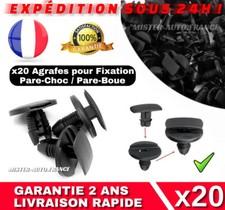 20 Clips Agrafe Fixation