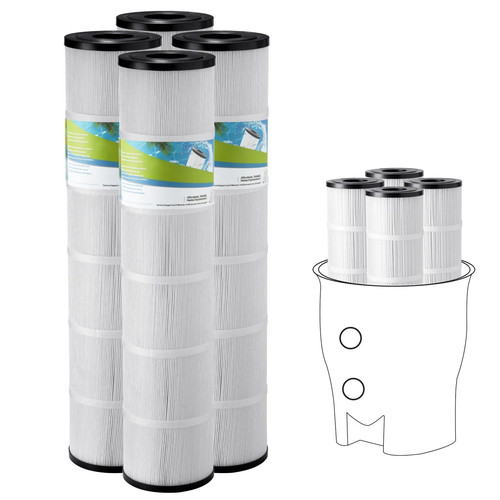 Cartuccia filtro piscina - ,, 4x