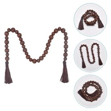 2 pezzi perle di legno retrò