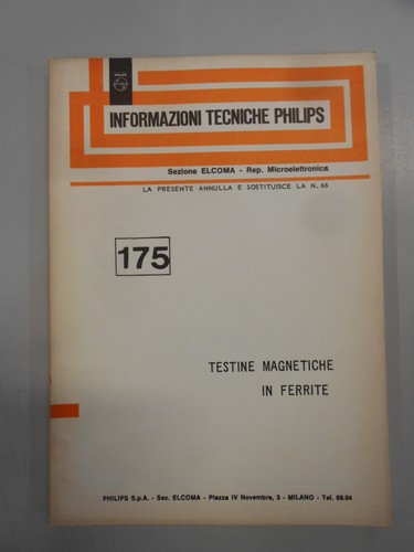 Testine magnetiche ferrite - magnetiche, in