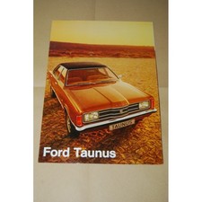 PROSPEKT BROCHURE DEPLIANT FORD TAUNUS POSTER 4 PAGINE FRANCESE