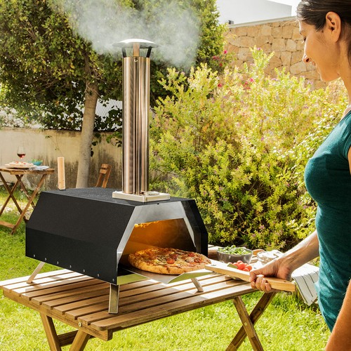 Forno pellet per pizza - pizza, con