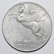 1949 Italy 10 Lire (Q250)