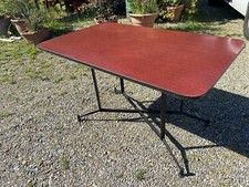 Tavolo Vintage Anni 50 Con Struttura In Ferro 