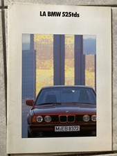 Brochure bmw 525 - brochure, tds