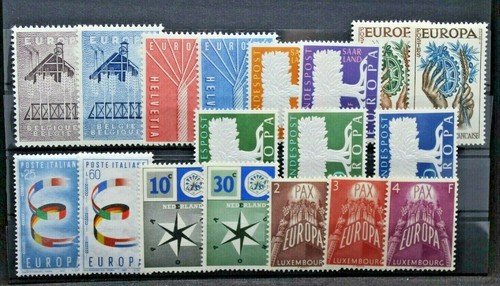Europa cept 1957 anno completo - 1957,