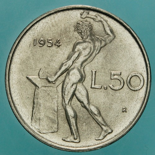 Repubblica italiana lire - italiana, 50