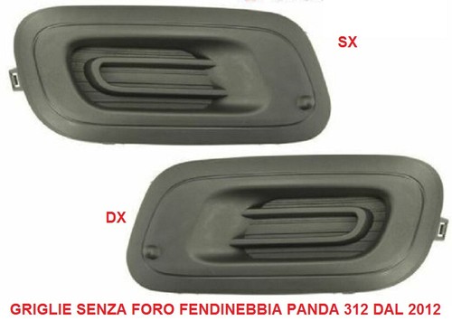 Coppia griglia paraurti fiat - griglia,