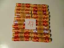 20 SPOLETTE COLORI SALMONE ROSA TRE STELLE BOZZOLO REALE 100% SETA N° 24