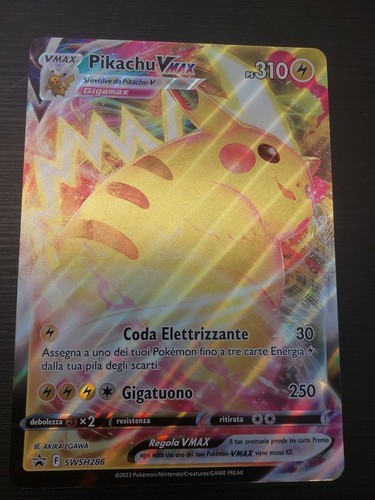 Carta pokemon gigante pikachu - carta,