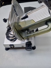 AFFETTATRICE INCLINATA Salumi Lama mm 195 Acciaio Inox