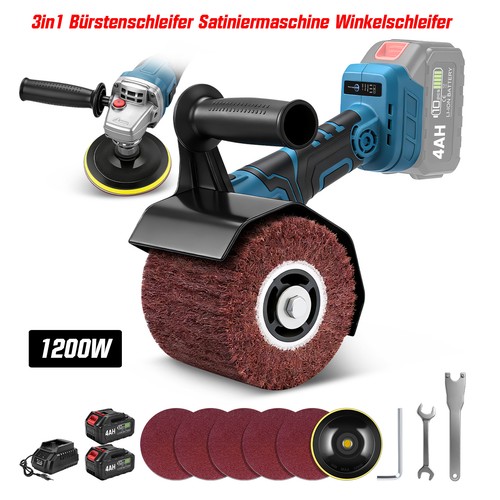 Smerigliatrice spazzola in - a,