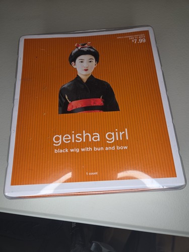 Parrucca nera ragazza - , geisha