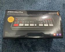 Mixer video Blackmagic Design ATEM Mini Pro confezione originale, istruzioni, software e adesivi