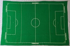 Set campo calcio Subbuteo Baize anni 70 80 M C109 C109 Panno da gioco 61109
