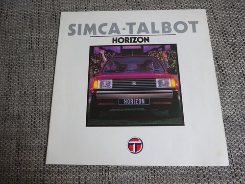 Simca talbot horizon - talbot, depliant