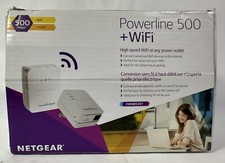 Netgear Powerline AV500 WiFi Wireless Network Range Extender nuovo in scatola aperta