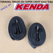 2 CONFEZIONI 700x23 700x25 700x28c KENDA 48mm Valvola Presta Tubi Interni Bici da Strada
