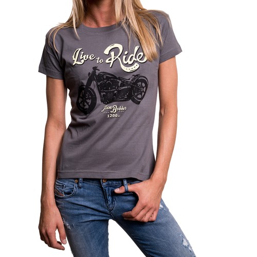 Shirt moto donna biker - t-shirt, da