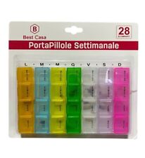PORTAPILLOLE SETTIMANALE Italiano 7 PORTA PILLOLE GIORNALIERI Tascabili Pastigli