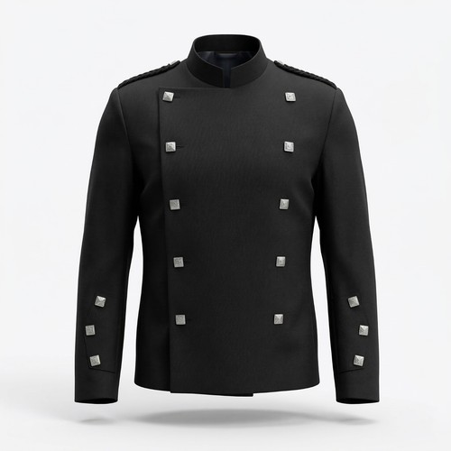 Giacca kilt uomo nero - , montrose