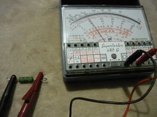 ICE SUPERTESTER 680 G  MULTIMETRO ANALOGICO PROFESSIONALE-