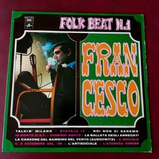 LP 33 giri  - FRANCESCO GUCCINI - FOLK BEAT N. 1 1976 - 81 - NEAR MINT AUDIOFILI