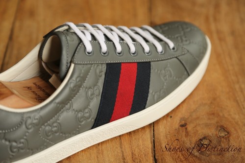 Gucci ace monogram grigio - gucci,