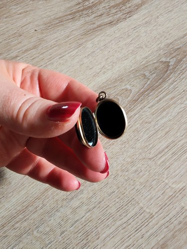 Pendentif noir onyx porte - noir,