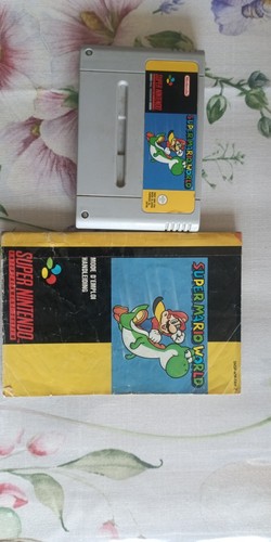 Super mario world snes box - super,