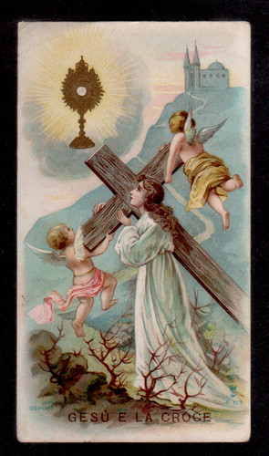 Santino holy card santa - santino,