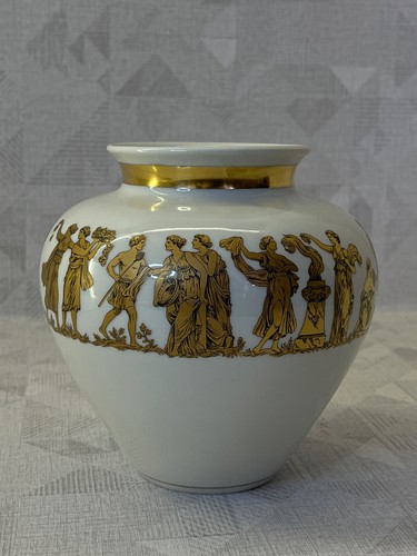 Vaso greco bianco oro - greco,