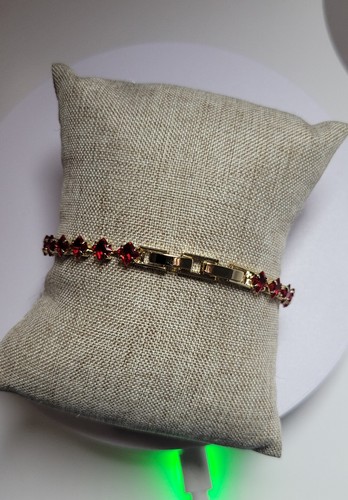 Pulsera tennis dorada con - pulsera,