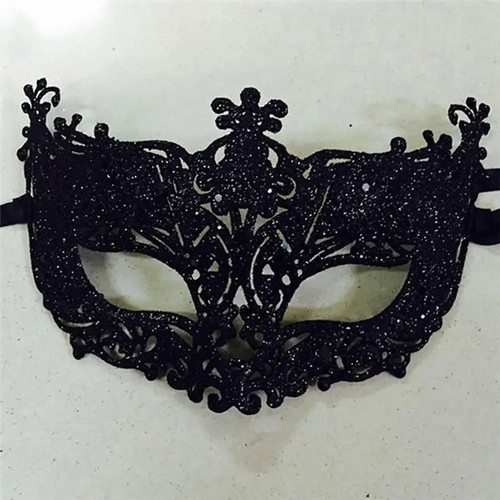 Maschera glitter anime cosplay - maschera,